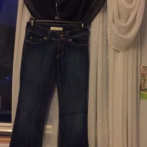 Jeans with beads